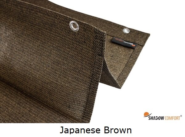 Harmonicadoek 2.9x3m waterdoorlatend Japanese Brown