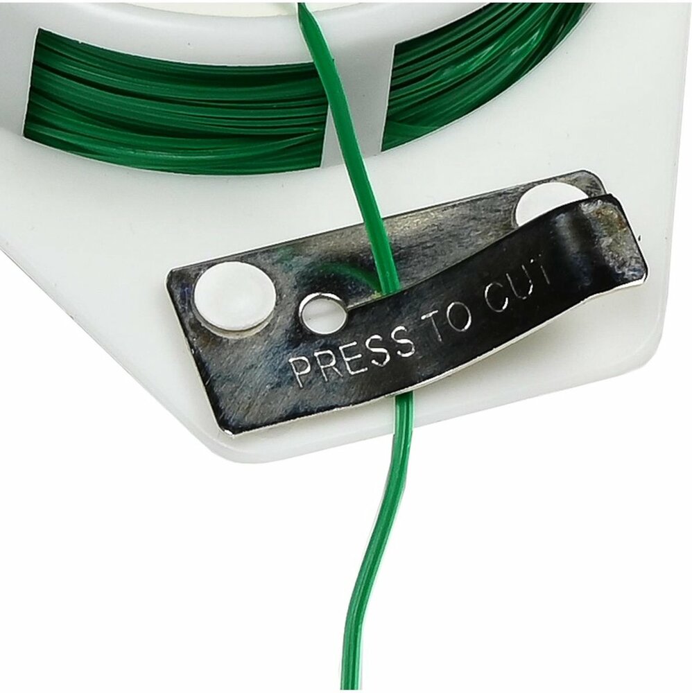Benson - binddraad Groen - 100m &ndash; Geplastificeerd &ndash; Tuindraad