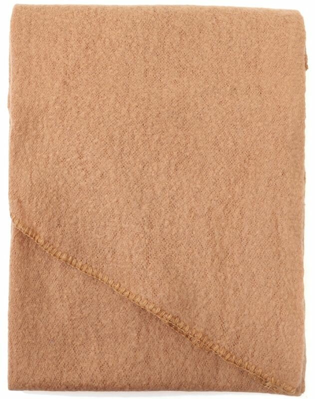 Sjaal Oversized 180&times;50 cm &ndash; Lichtbruin