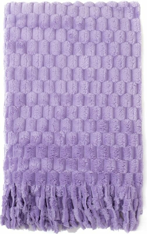 Sjaal Oversized 180&times;60 cm &ndash; Lila