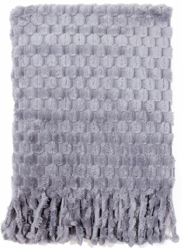 Sjaal Oversized 180&times;60 cm &ndash; Grijs