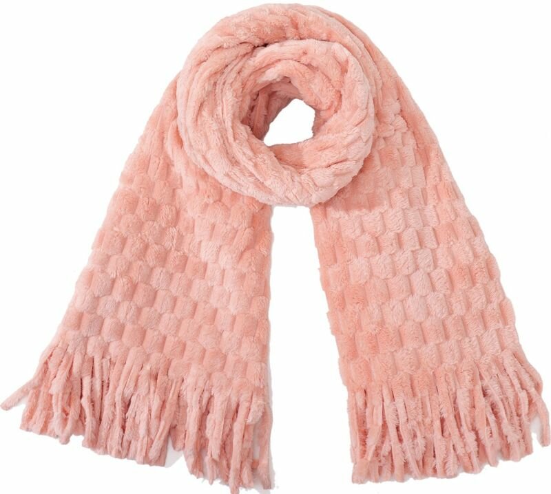 Oversized roze sjaal 180&times;60cm