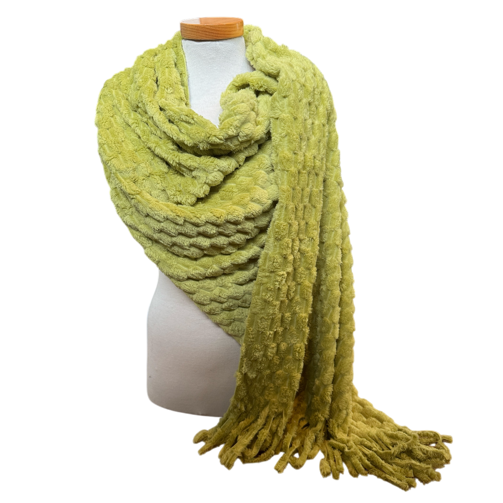 Sjaal Oversized 180&times;60 cm &ndash; Frisgroen
