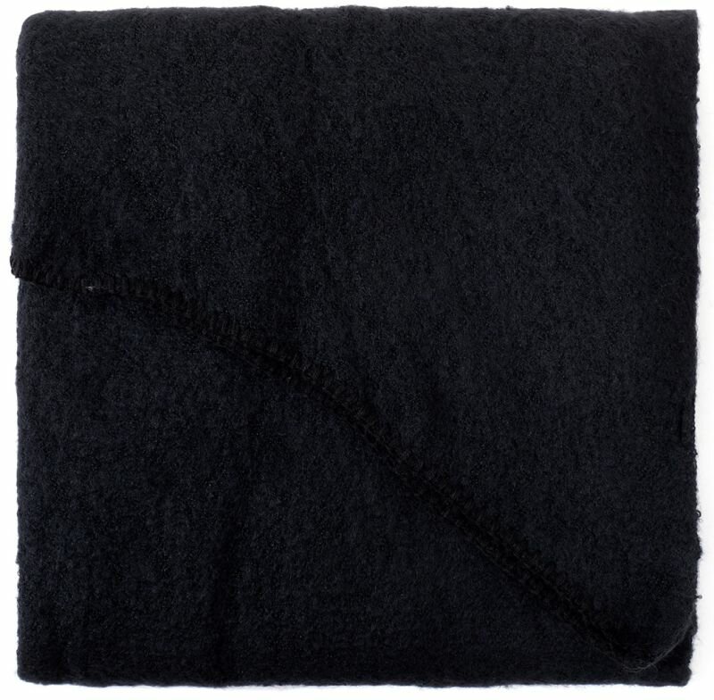 Sjaal Oversized 180&times;50 cm &ndash; Zwart
