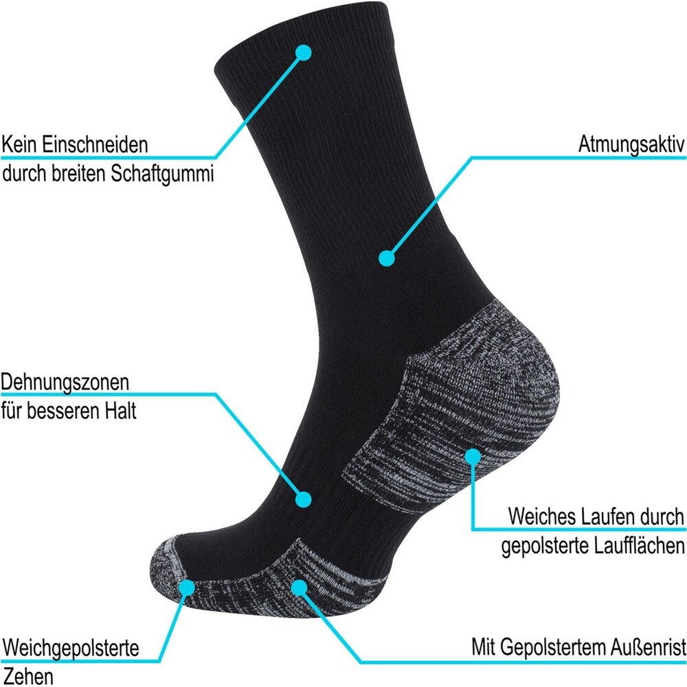 Stark Soul trekkingsokken met frotteesole