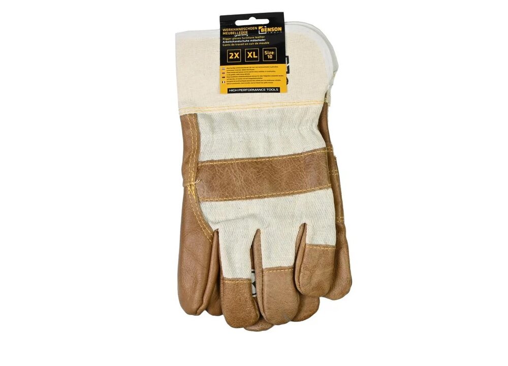 benson werkhandschoen meubelleder