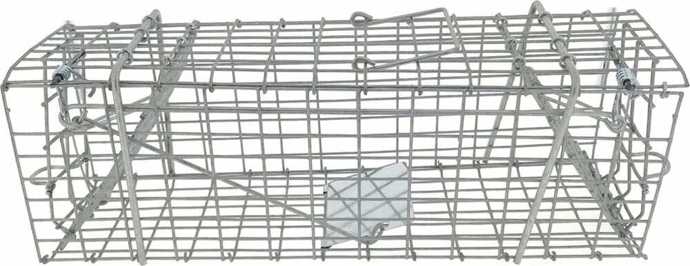 benson opvouwbare dierenval met 2 deuren diervriendelijk 31 x 11 x 11 cm