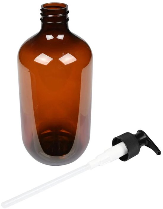 Zeeppompje bruin- 500 ml - Stijlvol en Praktisch