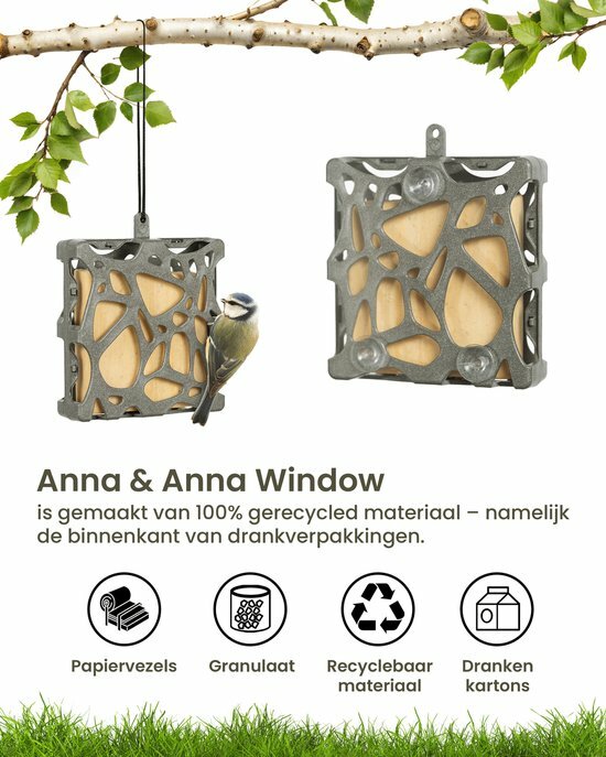 SingingFriend ANNA Window vetblokhouder met zuignappen
