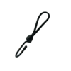 Elastiek met haak 6mm 20 cm, 25 stuks