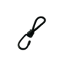 Elastiek met haak 6mm 13 cm 25stuks