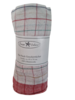 Theedoek geblokt rood