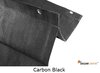 Outlet harmonicadoek  Carbon black B370cm x D370cm