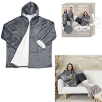 Snuggle hoody met ritssluiting