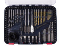 Boren- en bitset 100-delig | hout, metaal en steen 