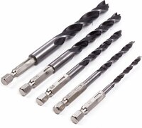 Houtborenset 5-delig bitset | houtboor &Oslash; 4-10mm