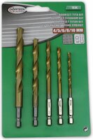Metaalborenset 5-delig Tita bit | metaalboor &Oslash; 4-10mm