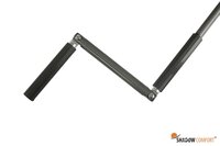 Rolgordijn voor buiten 0,98x2,40m (BxH) Cool Grey