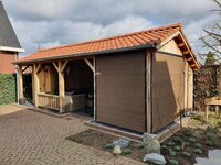 Veranda/winddoek basic tot 250cm breed x 240cm hoog  