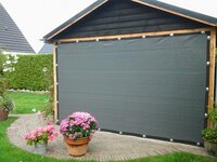 Veranda/winddoek basic tot 250cm breed x 220cm hoog  