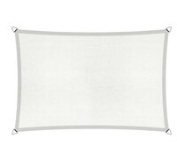 Schaduwdoek waterdicht HDPE rechthoek 2x3 zandkleur