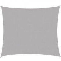 Schaduwdoek waterafstotend 2x3m rechthoek grijs