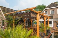 Harmonicadoek 2x5m waterdoorlatend Japanese Brown