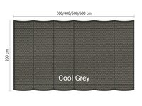 Harmonicadoek 2x3m waterdoorlatend Cool Grey