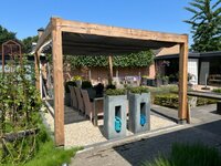 Harmonicadoek 2.9x3m waterdoorlatend Carbon Black