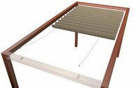 Harmonicadoek 2.9x4m waterdoorlatend Japanese Brown