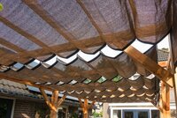 Harmonicadoek 2.9x4m waterdoorlatend Japanese Brown