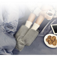 Verwarmde pantoffels met kruik 2L