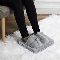 Trillende massagepantoffels grijs