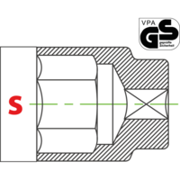 Dopsleutel zeskantdop CrV | 10mm