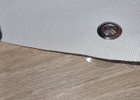 coupon screendoek van de rol 