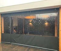 Verandazeil breed 300cm x hoog 240cm