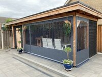 Verandazeil breed 200cm x hoog 260cm