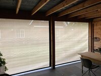 verandadoek schuifrailsysteem B500cm x H240cm 