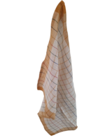 Theedoek geblokt geel