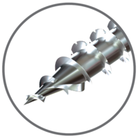 Potdekselschroeven zwart 4x40mm Tx15 | RVS C2 410 | 100 st.