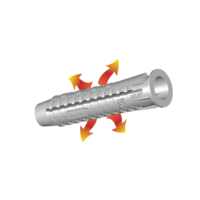 Universele pluggen 14x70mm | Nylon PA6 | 3 st.