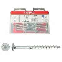HAPAX Tellerkopschroeven 6x120mm Tx40 | Verzinkt Cr3+ | 50 st.