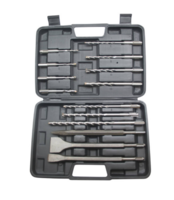 Borenset beitel + SDS 14-delig | betonboor &Oslash; 5-12mm | beitel &Oslash; 14-40mm