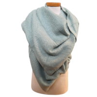 Oversized lichtblauwe sjaal 180&times;50cm