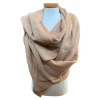 Sjaal Oversized 180&times;50 cm &ndash; Lichtbruin