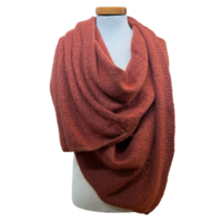 Sjaal Oversized 180&times;50 cm &ndash; Roestbruin