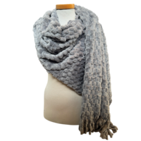 Sjaal Oversized 180&times;60 cm &ndash; Grijs