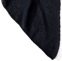 Sjaal Oversized 180&times;50 cm &ndash; Zwart
