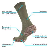 Stark Soul trekkingsokken met frotteesole