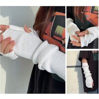 Dames arm- en beenwarmers - grof gebreid
